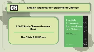 English Grammar for Students of Chinese