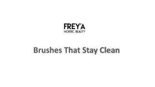 Best Makeup Brushes - FREY'A Nordic Beauty