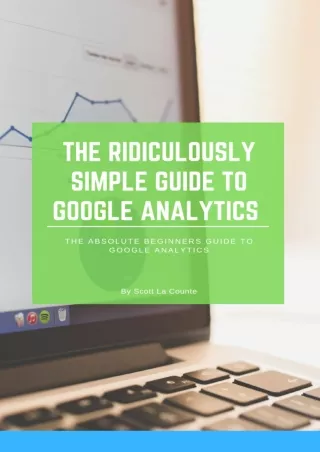 BEST BOOK The Ridiculously Simple Guide to Google Analytics The Absolute Beginners