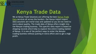 Kenya Trade Data