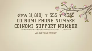 ₡₱₳ 1( 810) ₸ 355 ₸ 4365 Coinomi Phone number CoinOmi Support Number