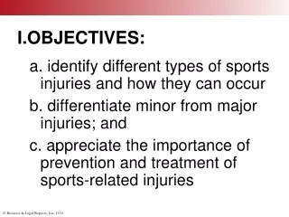 sports injuries