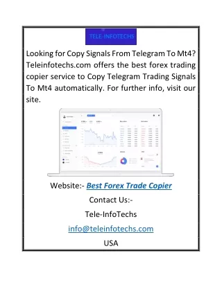 Best Forex Trade Copier | Teleinfotechs.com