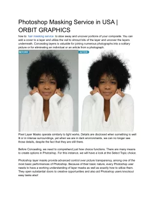 photoshop masking service in usa orbit graphics