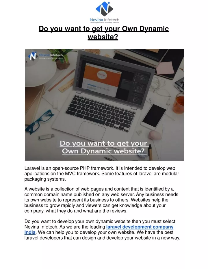do you want to get your own dynamic website