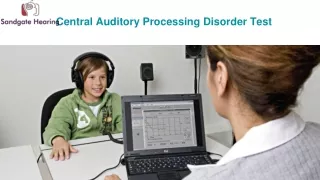 Auditory processing disorder tests