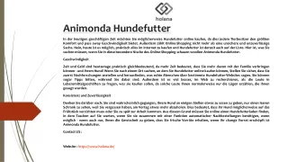 animonda hundefutter