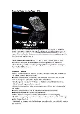 graphite global market report 2021