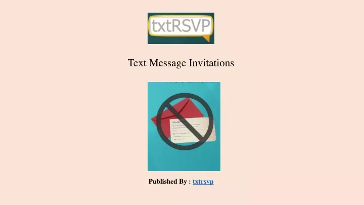 text message invitations