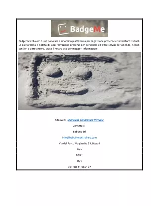 badgemeweb com una popolare e rinomata
