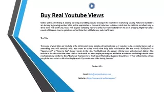 buy real youtube views