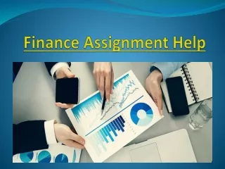finance assignment help