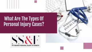 what are the types of personal injury cases