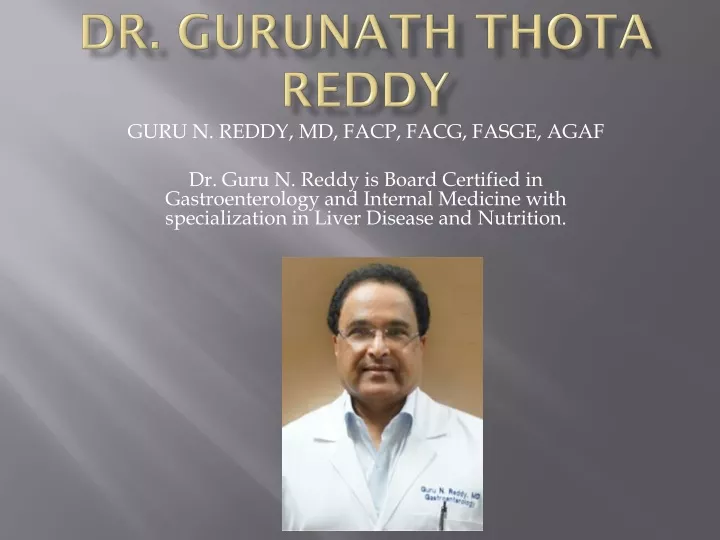dr gurunath thota reddy