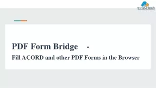 Acord form bridge