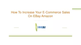 how to increase your e commerce sales on ebay