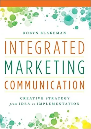 TOP Integrated Marketing Communication Creative Strategy from Idea to Implementation