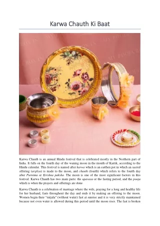 karwa chauth karwa chauth ki baat