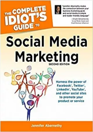 BEST BOOK The Complete Idiot s Guide to Social Media Marketing 2nd Edition