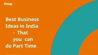 best business ideas in india that you can do part