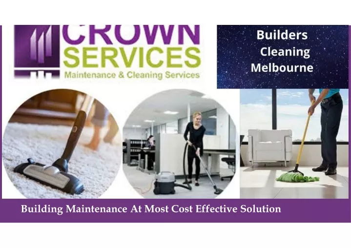 building maintenance at most cost effective