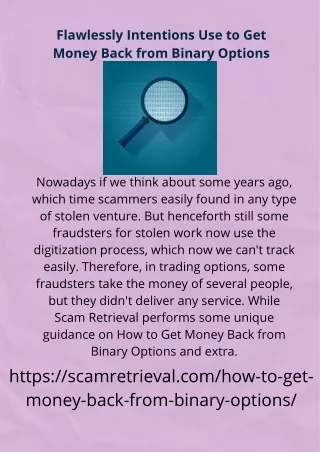 flawlessly intentions use to get money back from
