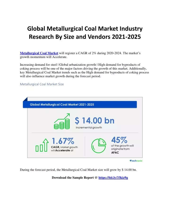 PPT - Global Metallurgical Coal Market Industry Research By Size And ...