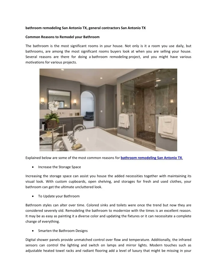 PPT - Common Reasons to Remodel your Bathroom PowerPoint Presentation ...