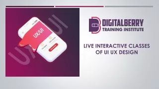 Live Interactive Classes Of UI UX Design