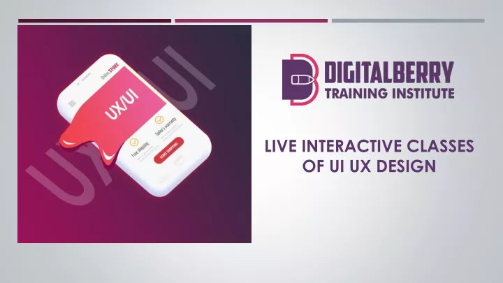 live interactive classes of ui ux design
