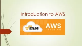 introduction to aws