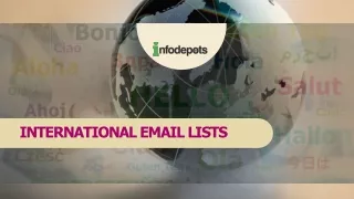Infodepots - International mailing lists (PPT )