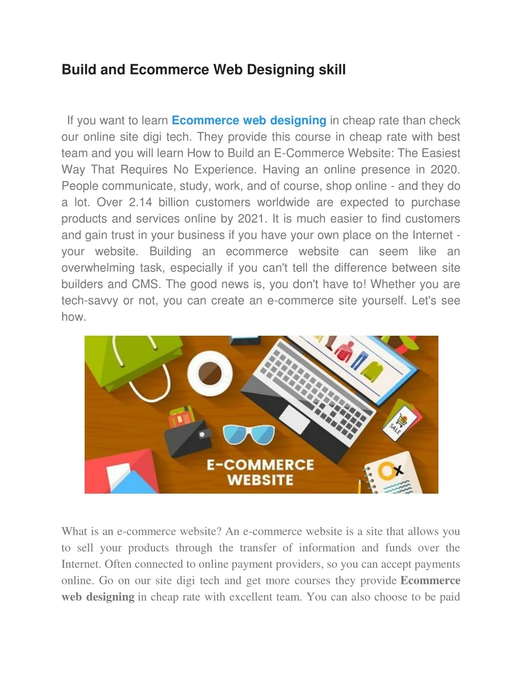 PPT - Build and Ecommerce Web Designing skill PowerPoint Presentation ...