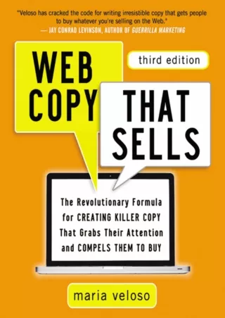 BEST BOOK Web Copy That Sells The Revolutionary Formula for Creating Killer Copy That
