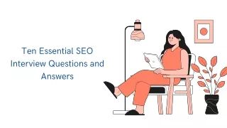 Ten Essential SEO Interview Questions and Answers