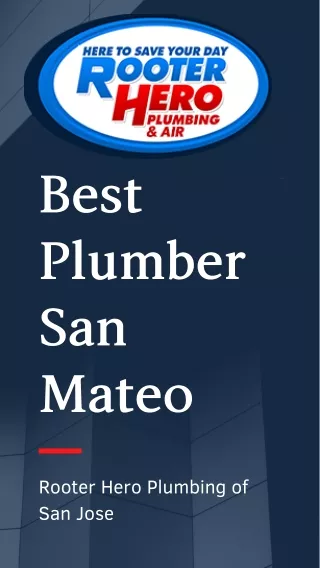 Best Plumber San Mateo