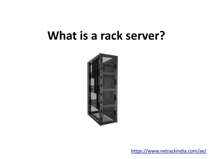 what is a rack server