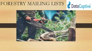 forestry mailing lists