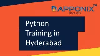 python training in hyderabad