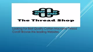 The Thread Shop