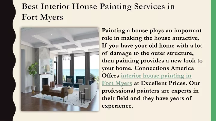 best interior house painting services in fort