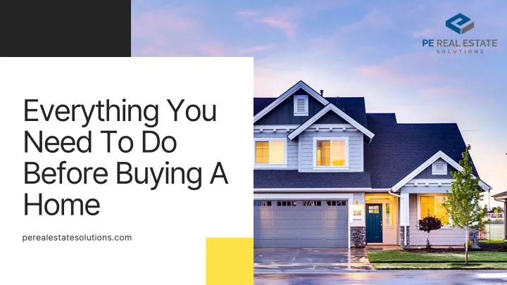 everything you need to do before buying a home