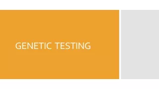 genetic testing