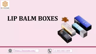 Lip balm boxes