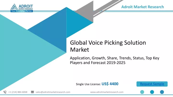 global voice picking solution market