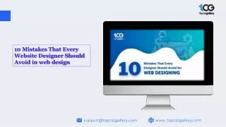 10 mistakes that every website designer should