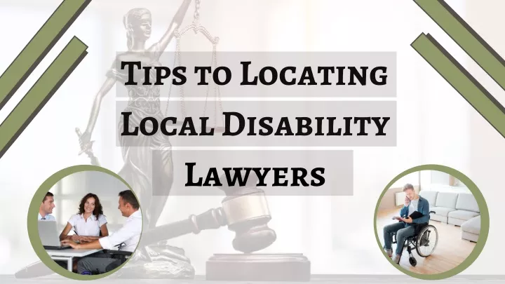 tips to locating local disability lawyers