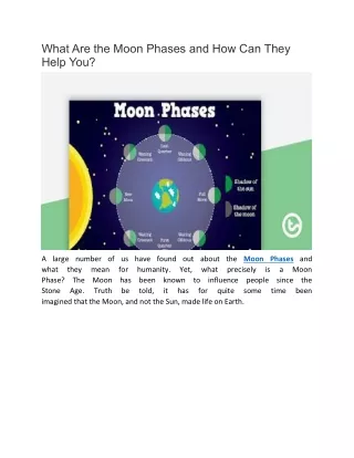 What Are the Moon Phases and How Can They Help You