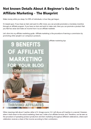 Become an Expert on start an affiliate marketing business by Watching These 5 Vi