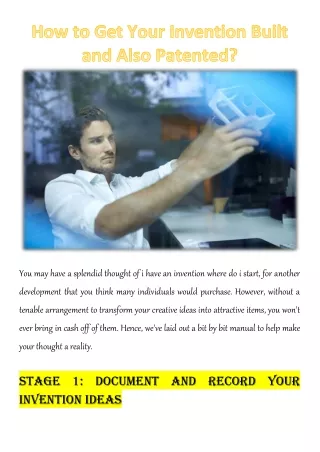 you may have a splendid thought of i have